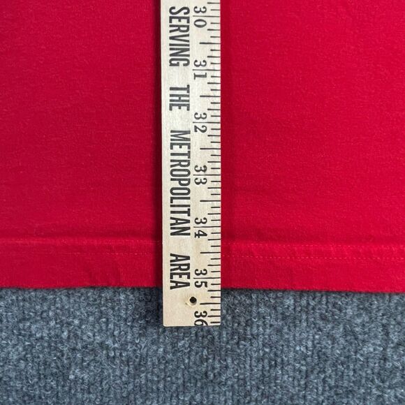 Vintage Polo Ralph Lauren Shirt Mens Red 4XB Big Tall Spell Out Logo Casual 90's - Picture 10 of 16